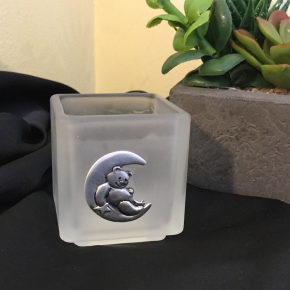 Seagull Pewter Frosted Tea Light Holder - Picture 1 of 3